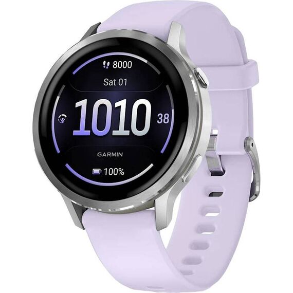 Смарт-часы Garmin Venu 4 | 41 mm | Silver/Periwinkle, Размер корпуса : 41 мм, Цвет: Silver/Periwinkle, изображение 2