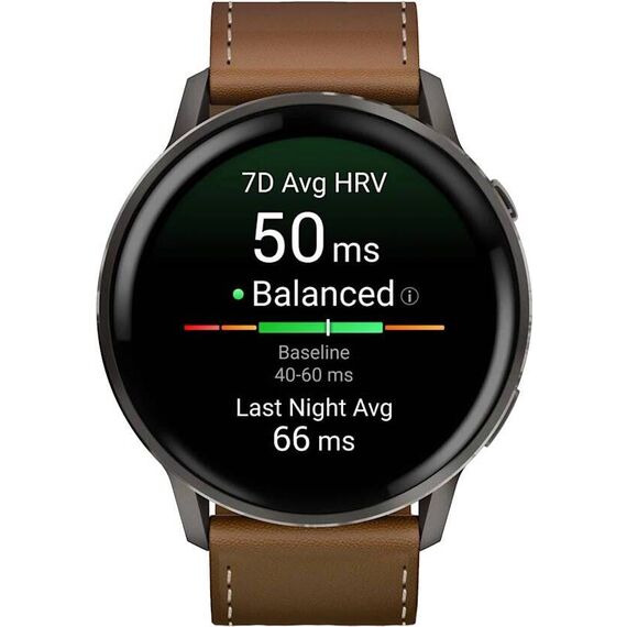Смарт-часы Garmin Venu 4 | 45 mm | Slate/Brown, Размер корпуса : 45 мм, Цвет: Slate/Brown, изображение 3