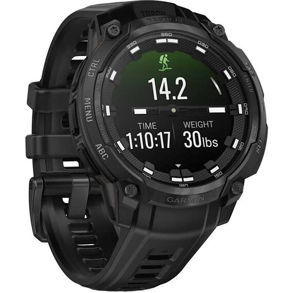 Смарт-часы Garmin Instinct Crossover Amoled - Tactical | Black, Версия: Amoled - Tactical, SOLAR (Версии с линзами для зарядки от солнечной батареи собирают солнечную энергию и продлевают срок службы батареи.): Нет, Цвет: Black, изображение 4