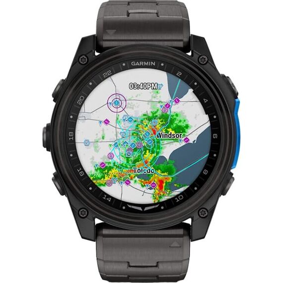 Смарт-часы Garmin D2 Mach 2 | 51 mm | Carbon Gray DLC Titanium, Размер корпуса : 51 мм, Цвет: Carbon Gray DLC Titanium, изображение 3 Смарт-часы Garmin D2 Mach 2 | 51 mm | Carbon Gray DLC Titanium, Размер корпуса : 51 мм, Цвет: Carbon Gray DLC Titanium, изображение 3