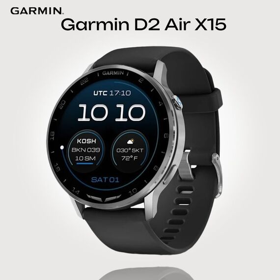 Смарт-часы Garmin D2 Air X15 | Silver/Black, Цвет: Silver/Black Смарт-часы Garmin D2 Air X15 | Silver/Black, Цвет: Silver/Black
