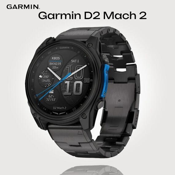Смарт-часы Garmin D2 Mach 2 | 51 mm | Carbon Gray DLC Titanium, Размер корпуса : 51 мм, Цвет: Carbon Gray DLC Titanium Смарт-часы Garmin D2 Mach 2 | 51 mm | Carbon Gray DLC Titanium, Размер корпуса : 51 мм, Цвет: Carbon Gray DLC Titanium