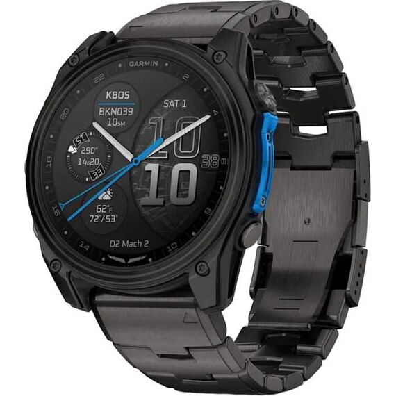 Смарт-часы Garmin D2 Mach 2 | 51 mm | Carbon Gray DLC Titanium, Размер корпуса : 51 мм, Цвет: Carbon Gray DLC Titanium, изображение 2 Смарт-часы Garmin D2 Mach 2 | 51 mm | Carbon Gray DLC Titanium, Размер корпуса : 51 мм, Цвет: Carbon Gray DLC Titanium, изображение 2