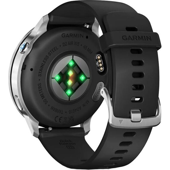 Смарт-часы Garmin D2 Air X15 | Silver/Black, Цвет: Silver/Black, изображение 6 Смарт-часы Garmin D2 Air X15 | Silver/Black, Цвет: Silver/Black, изображение 6