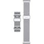 Миланский металлический быстросъемный ремешок для Xiaomi Smart Band 9/8 Pro Silver, изображение 3 Миланский металлический быстросъемный ремешок для Xiaomi Smart Band 9/8 Pro Silver, изображение 3