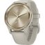 Смарт-часы Garmin Vívomove Trend Cream Gold Stainless Steel Bezel/French Gray, Версия: Vívomove Trend, Цвет: Cream Gold Stainless Steel Bezel/French Gray, изображение 2 Смарт-часы Garmin Vívomove Trend Cream Gold Stainless Steel Bezel/French Gray, Версия: Vívomove Trend, Цвет: Cream Gold Stainless Steel Bezel/French Gray, изображение 2