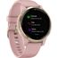 Смарт-часы Garmin Vívoactive 4S Light Gold Stainless Steel Bezel/Dust Rose, Размер корпуса : 40 мм, Цвет: Dust Rose, изображение 4 Смарт-часы Garmin Vívoactive 4S Light Gold Stainless Steel Bezel/Dust Rose, Размер корпуса : 40 мм, Цвет: Dust Rose, изображение 4