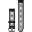 Ремешок сменный Garmin Quick Release | 22 мм | Black/Powder Gray, Цвет: Black/Powder Gray, изображение 2 Ремешок сменный Garmin Quick Release | 22 мм | Black/Powder Gray, Цвет: Black/Powder Gray, изображение 2