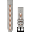 Ремешок сменный Garmin QuickFit | 22 мм | Fog Gray/Ember Orange, Цвет: Fog Gray/Ember Orange
