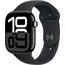 Apple Watch Series 10 | 46 мм | Sport Band Black, Размер корпуса : 46 мм, Цвет: Black, Размер ремешка : 140–190 мм, изображение 2 Apple Watch Series 10 | 46 мм | Sport Band Black, Размер корпуса : 46 мм, Цвет: Black, Размер ремешка : 140–190 мм, изображение 2