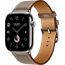 Apple Watch Hermès Series 10 | 46 мм | Single Tour Etoupe, Размер корпуса : 46 мм, Цвет: Etoupe, Размер ремешка : 165–200 мм, изображение 2 Apple Watch Hermès Series 10 | 46 мм | Single Tour Etoupe, Размер корпуса : 46 мм, Цвет: Etoupe, Размер ремешка : 165–200 мм, изображение 2
