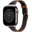Apple Watch Hermès Series 10 | 42 мм | Twill Jump Attelage Single Tour Noir/Gold, Размер корпуса : 42 мм, Цвет: Noir/Gold, Размер ремешка : 140–175 мм, изображение 2 Apple Watch Hermès Series 10 | 42 мм | Twill Jump Attelage Single Tour Noir/Gold, Размер корпуса : 42 мм, Цвет: Noir/Gold, Размер ремешка : 140–175 мм, изображение 2