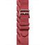 Apple Watch Hermès Series 10 | 42 мм | Torsade Double Tour Rouge Grenat, Размер корпуса : 42 мм, Цвет: Rouge Grenat, Размер ремешка : 130–155 мм, изображение 4