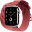 Apple Watch Hermès Series 10 | 42 мм | Torsade Double Tour Rouge Grenat, Размер корпуса : 42 мм, Цвет: Rouge Grenat, Размер ремешка : 130–155 мм, изображение 2