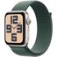 Apple Watch SE 2024 | 40 мм | Sport Loop Lake Green, Размер корпуса : 40 мм, Цвет: Lake Green, Размер ремешка : 130–200 мм, изображение 2