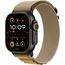 Ремешок Apple Watch Alpine Loop | Black Titanium Finish | S | Tan, Размер корпуса : 49 мм, Цвет: Tan, Размер ремешка : 130–160 мм, Цвет корпуса : Black, изображение 2 Ремешок Apple Watch Alpine Loop | Black Titanium Finish | S | Tan, Размер корпуса : 49 мм, Цвет: Tan, Размер ремешка : 130–160 мм, Цвет корпуса : Black, изображение 2
