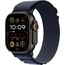 Ремешок Apple Watch Alpine Loop | Black Titanium Finish | M | Navy, Размер корпуса : 49 мм, Цвет: Navy, Размер ремешка : 145–190 мм, Цвет корпуса : Black, изображение 2 Ремешок Apple Watch Alpine Loop | Black Titanium Finish | M | Navy, Размер корпуса : 49 мм, Цвет: Navy, Размер ремешка : 145–190 мм, Цвет корпуса : Black, изображение 2