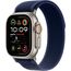 Ремешок Apple Watch Trail Loop | Natural Titanium Finish | M/L | Blue, Размер корпуса : 49 мм, Цвет: Blue, Размер ремешка : 145–220 мм, Цвет корпуса : Natural, изображение 2