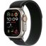 Ремешок Apple Watch Trail Loop | Natural Titanium Finish | S/M | Black, Размер корпуса : 49 мм, Цвет: Black, Размер ремешка : 130–180 мм, Цвет корпуса : Natural, изображение 2