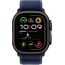 Ремешок Apple Watch Trail Loop | Black Titanium Finish | M/L | Blue, Размер корпуса : 49 мм, Цвет: Blue, Размер ремешка : 145–220 мм, Цвет корпуса : Black, изображение 3