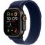 Ремешок Apple Watch Trail Loop | Black Titanium Finish | M/L | Blue, Размер корпуса : 49 мм, Цвет: Blue, Размер ремешка : 145–220 мм, Цвет корпуса : Black, изображение 2