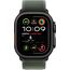 Ремешок Apple Watch Trail Loop | Black Titanium Finish | M/L | Green, Размер корпуса : 49 мм, Цвет: Green, Размер ремешка : 145–220 мм, Цвет корпуса : Black, изображение 3
