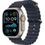 Ремешок Apple Watch Ocean Band | Natural Titanium Finish | 49 мм | Navy, Размер корпуса : 49 мм, Цвет: Navy, Размер ремешка : 130–200 мм, Цвет корпуса : Natural, изображение 2