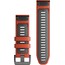 Ремешок сменный Garmin QuickFit | 26 мм | Flame Red/Graphite, Цвет: Flame Red/Graphite, изображение 2 Ремешок сменный Garmin QuickFit | 26 мм | Flame Red/Graphite, Цвет: Flame Red/Graphite, изображение 2