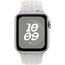 Ремешок Apple Watch Nike Sport Band | 46 мм | S/M | Pure Platinum, Размер корпуса : 46 мм, Цвет: Pure Platinum, Размер ремешка : 140–190 мм, изображение 3