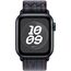 Ремешок Apple Watch Nike Sport Loop | 42 мм | Black/Blue, Размер корпуса : 42 мм, Цвет: Black/Blue, Размер ремешка : 130–190 мм, изображение 3