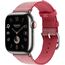 Ремешок Apple Watch Hermès Toile H Single Tour | 45 | Framboise/Écru, Размер корпуса : 45 мм, Цвет: Framboise/Écru, изображение 2