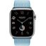 Ремешок Apple Watch Hermès Toile H Single Tour | 45 | Bleu Céleste/Écru, Размер корпуса : 45 мм, Цвет: Bleu Céleste/Écru, изображение 3