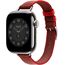 Ремешок Apple Watch Hermès Twill Jump Attelage Single Tour | Rouge Grenat / Vermillon, Размер корпуса : 42 мм, Цвет: Rouge Grenat / Vermillon, изображение 2