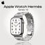 Apple Watch Hermès Series 10 | 42 мм | Grand H 130-145 мм, Размер корпуса : 42 мм, Цвет: Silver, Размер ремешка : 130–145 мм
