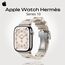 Apple Watch Hermès Series 10 | 46 мм | Kilim Single Tour Beige, Размер корпуса : 46 мм, Цвет: Beige, Размер ремешка : 160–195 мм