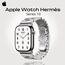 Apple Watch Hermès Series 10 | 46 мм | Grand H 160-175 мм, Размер корпуса : 46 мм, Цвет: Silver, Размер ремешка : 160–175 мм