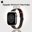 Apple Watch Hermès Series 10 | 42 мм | Twill Jump Attelage Single Tour Noir/Gold, Размер корпуса : 42 мм, Цвет: Noir/Gold, Размер ремешка : 140–175 мм Apple Watch Hermès Series 10 | 42 мм | Twill Jump Attelage Single Tour Noir/Gold, Размер корпуса : 42 мм, Цвет: Noir/Gold, Размер ремешка : 140–175 мм