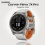 Смарт-часы Garmin Fēnix 7X Pro Sapphire Solar Edition Titanium with Fog Gray/Ember Orange, Версия: Pro | Sapphire Solar, Размер корпуса : 51 мм, Цвет: Fog Gray/Ember Orange