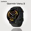 Смарт-часы Garmin Venu 3 Slate Stainless Steel Bezel with Black Case, Размер корпуса : 45 мм, Цвет: Black Смарт-часы Garmin Venu 3 Slate Stainless Steel Bezel with Black Case, Размер корпуса : 45 мм, Цвет: Black