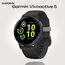 Смарт-часы Garmin Vívoactive 5 Slate Aluminum Bezel/Black, Цвет: Black Смарт-часы Garmin Vívoactive 5 Slate Aluminum Bezel/Black, Цвет: Black