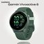 Смарт-часы Garmin Vívoactive 6 Metallic Jasper Green, Цвет: Jasper Green