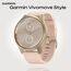 Смарт-часы Garmin Vívomove Style Light Gold Aluminum Case/Blush Pink Woven Nylon Band, Версия: Vívomove Style, Цвет: Light Gold Aluminum Case/Blush Pink Woven Nylon Band Смарт-часы Garmin Vívomove Style Light Gold Aluminum Case/Blush Pink Woven Nylon Band, Версия: Vívomove Style, Цвет: Light Gold Aluminum Case/Blush Pink Woven Nylon Band