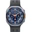 Galaxy Watch Ultra 2025 | 47 мм | 4G LTE | Titanium Blue | Marine/Dark Gray | S/M/L, Тип ремешка : Marine, Цвет: Titanium Blue, Цвет ремешка: Dark Gray, Размер ремешка : S/M/L, Подключение часов : Bluetooth / Wi-Fi + 4G LTE, изображение 3