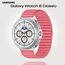 Galaxy Watch 8 Classic | 46 мм | White | Fabric/Red | M/L, Тип ремешка : Fabric, Размер корпуса : 46 мм, Цвет: White, Цвет ремешка: Red, Размер ремешка : M/L, Подключение часов : Bluetooth / Wi-Fi