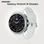 Galaxy Watch 8 Classic | 46 мм | Black | Sport/White | S/M, Тип ремешка : Sport, Размер корпуса : 46 мм, Цвет: Black, Цвет ремешка: White, Размер ремешка : S/M, Подключение часов : Bluetooth / Wi-Fi