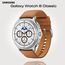 Galaxy Watch 8 Classic | 46 мм | White | Hybrid/Camel | S/M/L, Тип ремешка : Hybrid, Размер корпуса : 46 мм, Цвет: White, Цвет ремешка: Camel, Размер ремешка : S/M/L, Подключение часов : Bluetooth / Wi-Fi