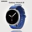 Galaxy Watch 8 | 44 мм | Silver | Athleisure/Blue | M/L, Тип ремешка : Athleisure, Размер корпуса : 44 мм, Цвет: Silver, Цвет ремешка: Blue, Размер ремешка : M/L, Подключение часов : Bluetooth / Wi-Fi